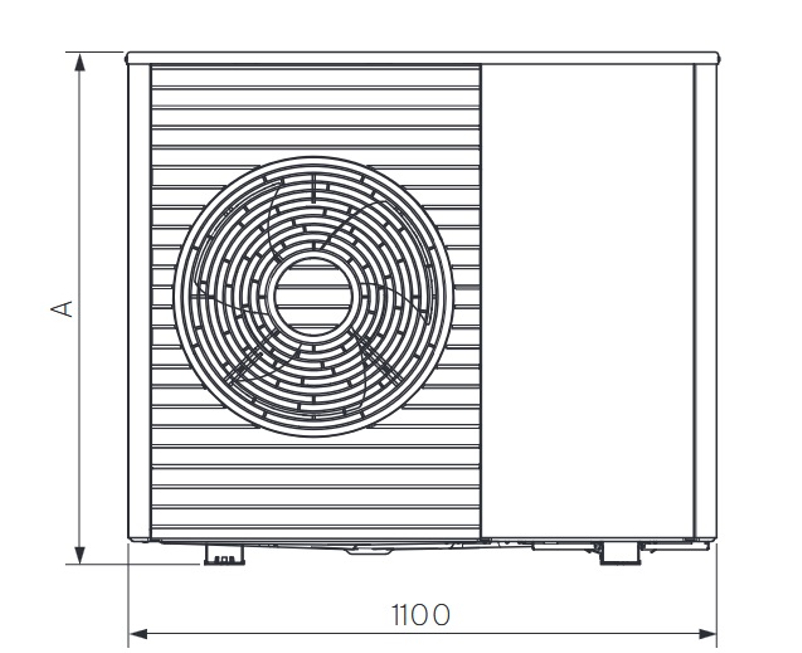 Sestava Vaillant aroTHERM plus monoblok tepelné čerpadlo VWL 75/6 230V + hydraulická jednotka VWZ MEH 97/6 + oddělovací výměníkVWZ MWT 150