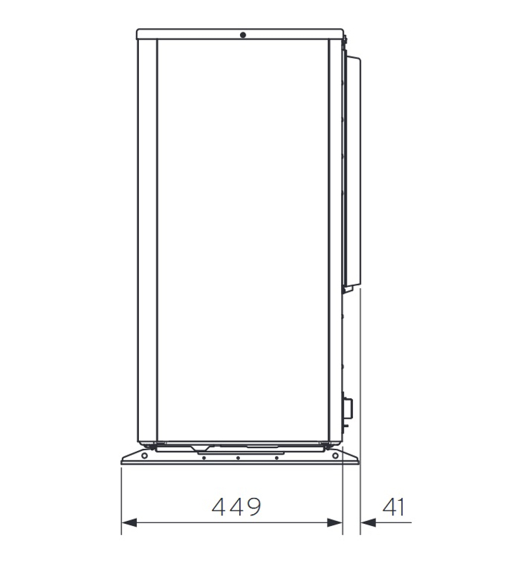 Sestava Vaillant aroTHERM plus monoblok tepelné čerpadlo VWL 125/6 400V + hydraulická jednotka VWZ MEH 97/6 + oddělovací výměníkVWZ MWT 150
