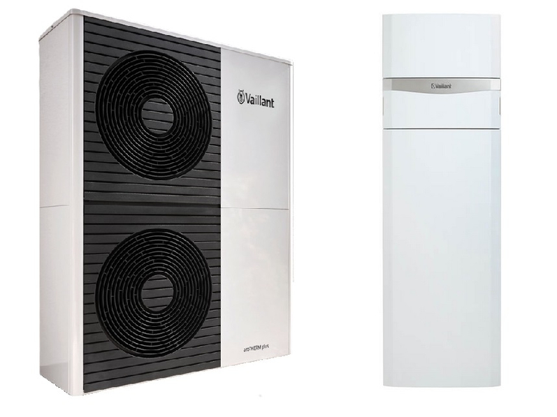 Sestava Vaillant aroTHERM plus monoblok tepelné čerpadlo VWL 125/6 400V + hydraulická jednotka VIH QW 190/6