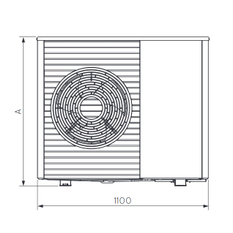 Čerpadlo tepelné Vaillant aroTHERM plus MONOBLOK VWL 55/6 230V venkovní jednotka vzduch/voda