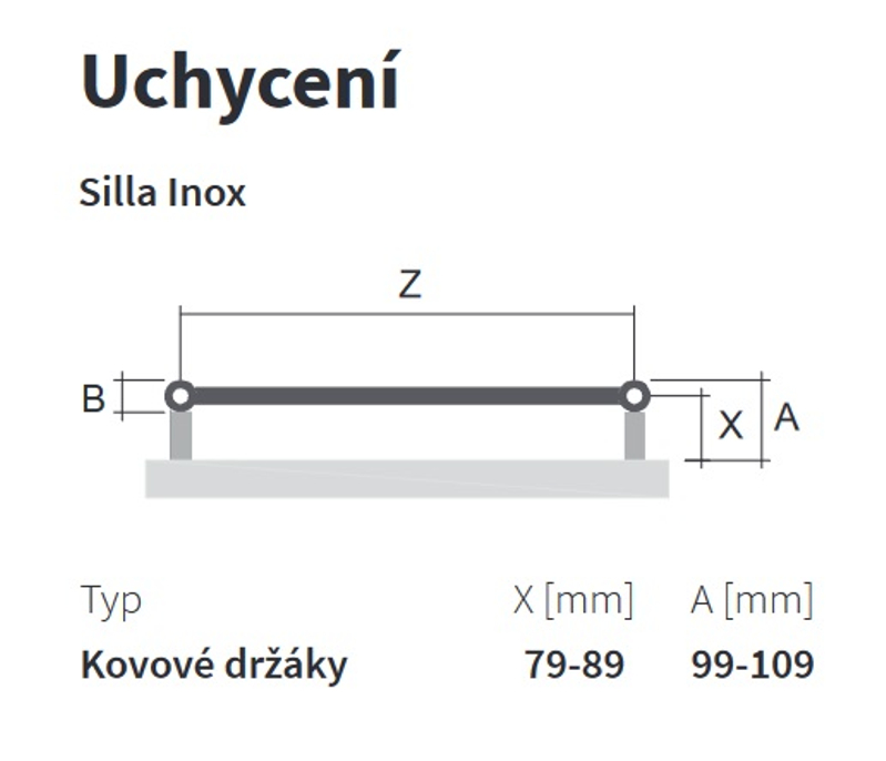 Těleso koupelnové trubkové Isan Silla Inox 1495 x 600 mm, 545 W, elektrické s regulátorem Mini PW, nerez