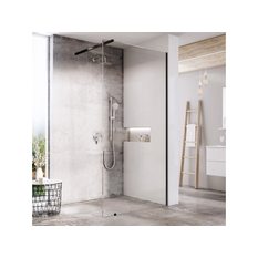 Sprchový kout Ravak Walk-In Wall 60, černá+transparent