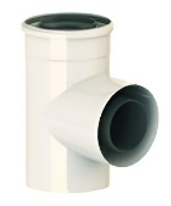 Spojovací T-kus Almeva LIL DN 200/300, černá