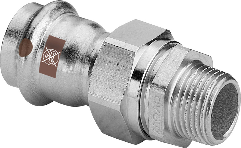 Přechodové šroubení Viega Temponox s SC-Contur 1765 35 x 5/4˝