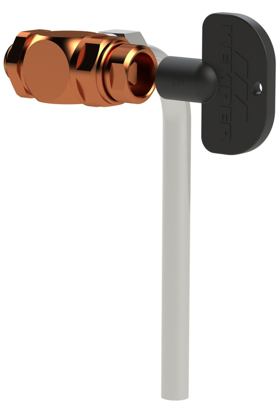 Ventil pro odběr vzorků z červeného bronzu Kemper, DN 15-50