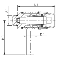 Ventil pro odběr vzorků z červeného bronzu Kemper, DN 15-50