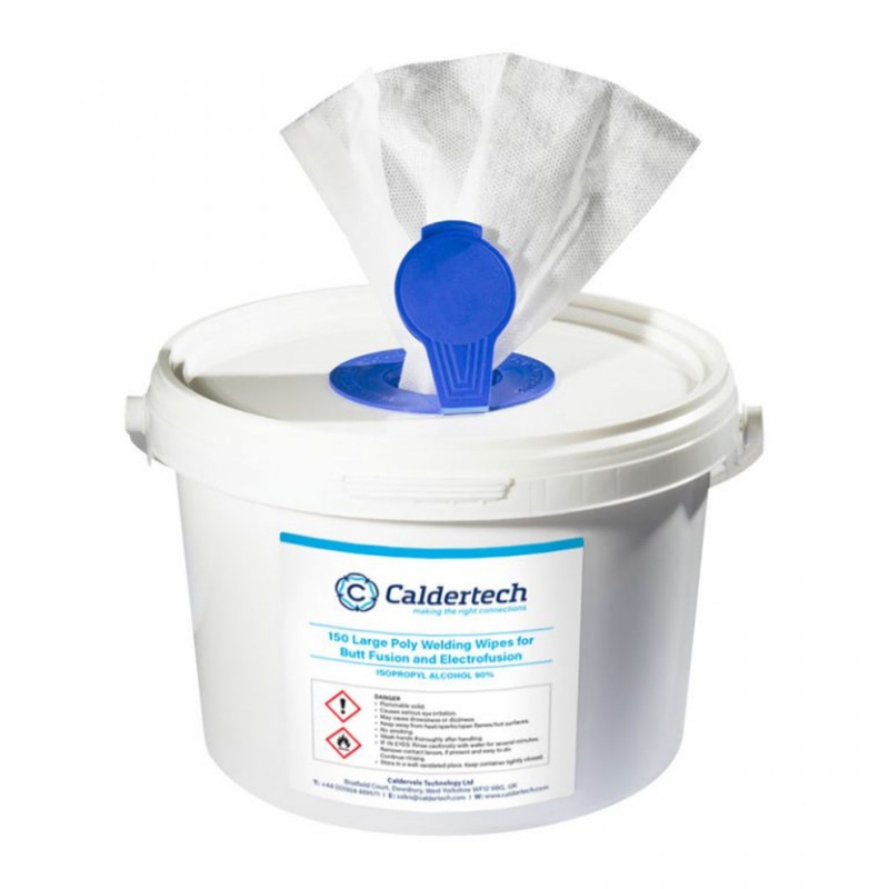 Utěrky na potrubí před svařováním Caldertech, 150 ks