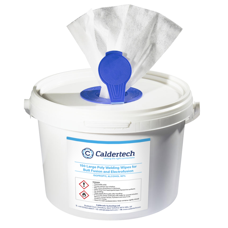 Utěrky na potrubí před svařováním Caldertech, 150 ks
