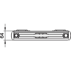 Radiátor vertikální Kermi therm-x2 Verteo Profil FSN 21 univerzální připojení 1200 x 800 mm, 1700 W, bílý