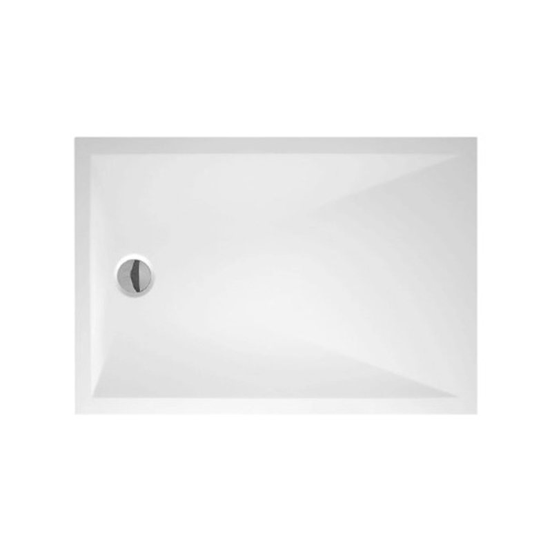 Vanička litý mramor Plano Davos MC Pure obdélníková 160 x 90 cm, nohy v balení