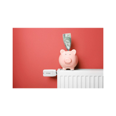 Samostatná elektronická hlavice Auraton Radiator Controller, bílá