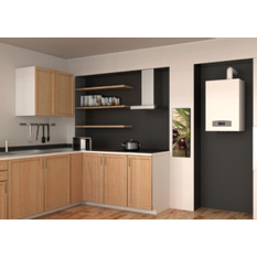Kotel plynový kondenzační závěsný Ariston Clas B One WiFi 24, topení 21,5 kw a ohřev TV 24,9 kw, s integrovaným nerezovým zásobníkem 2 x 20 l, SVT 23469