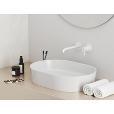 Umyvadlová podomítková baterie Ravak EspiritES 019.10WV.O1.RB07B bez tělesa, White Velvet
