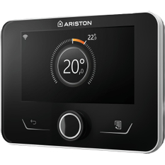 Pokojový regulátor/termostat e-BUS Ariston Sensys HD, modulační, barevný displej, CZ komunikace, časový program TOP a TV, černá