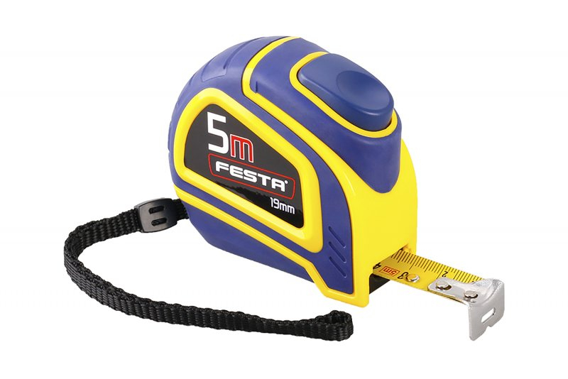 Metr svinovací FESTA 11345 5m x 19mm, nylon