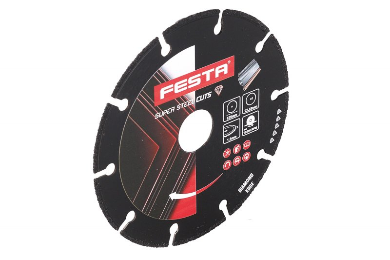 Kotouč diamantový FESTA 21306 na kov 125x1,3x22,2mm