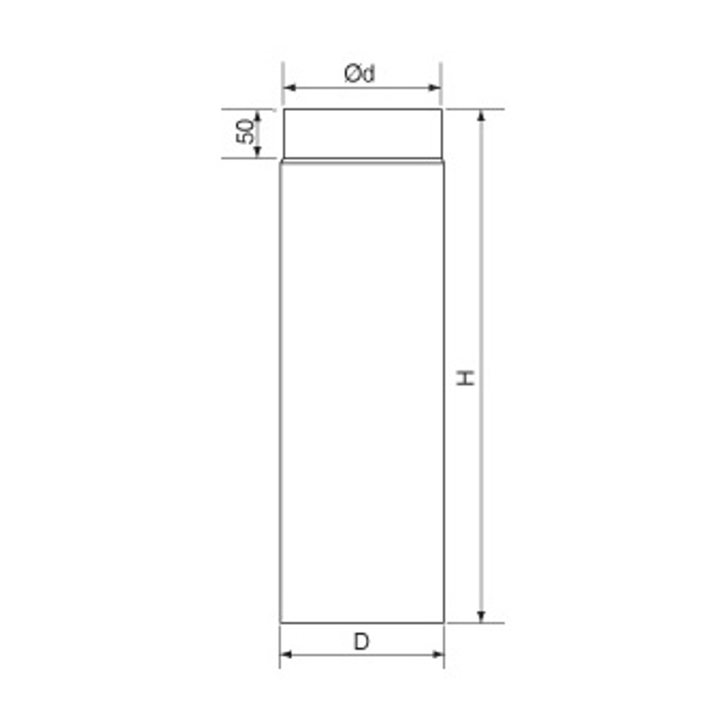 Trubka Almeva 950 mm ORM / 120