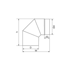 Koleno Almeva 90° ORM / 160