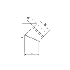 Koleno Almeva 0-45° nastavitelné ORM / 160