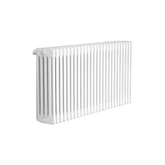 Radiátor článkový Isan Atol C5 400, 34 článků, 2285 W, uchycení na zeď , připojení VR, bílá