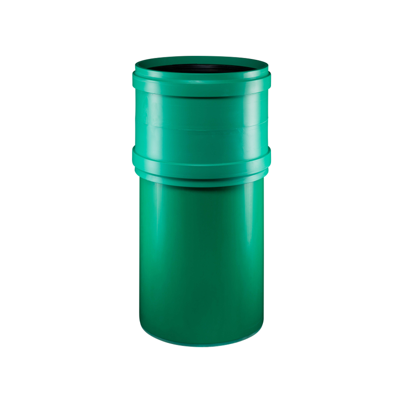 Trubka hrdlová kanalizační Osma KG 2000 Polypropylen PPKGEM SN10, DN 630 x 19,3 x 1000 mm, zelená