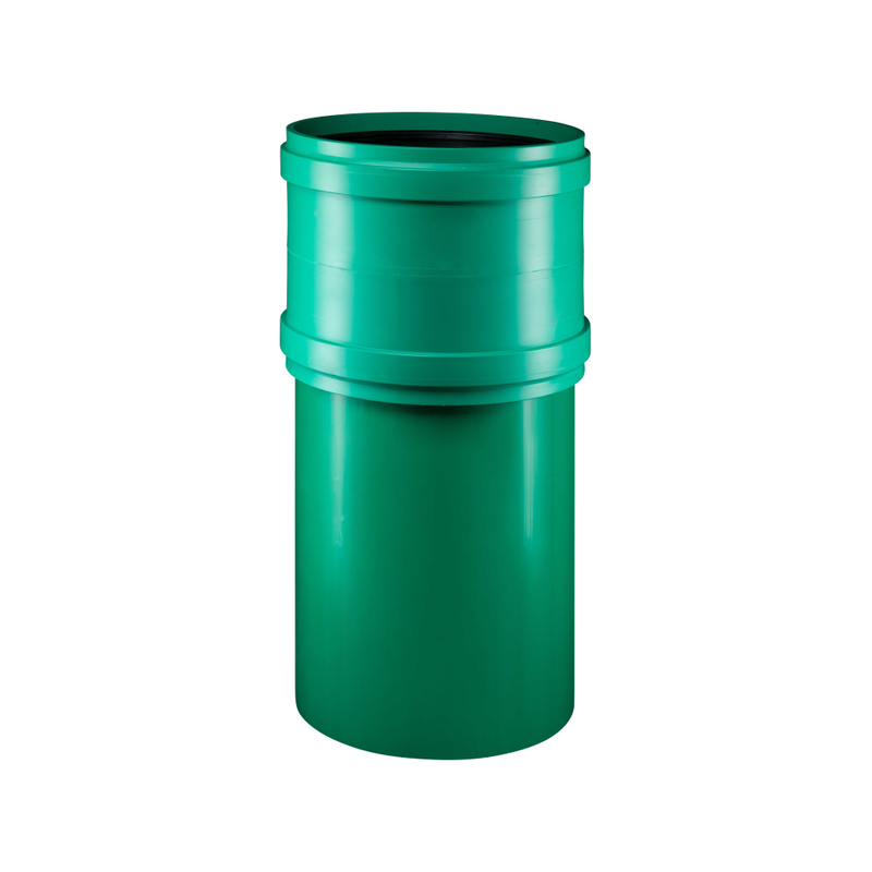 Trubka hrdlová kanalizační Osma KG 2000 Polypropylen PPKGEM SN16, DN 630 x 24,1 x 6000 mm, zelená