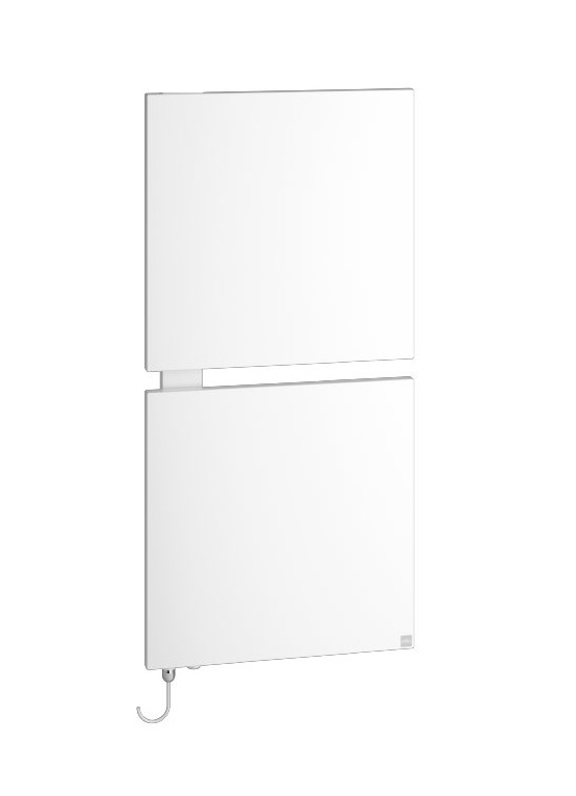 Těleso designové elektrické Kermi Signo-E 1130 x 540 mm, elektrosada WKS vlevo 600 W, bílé