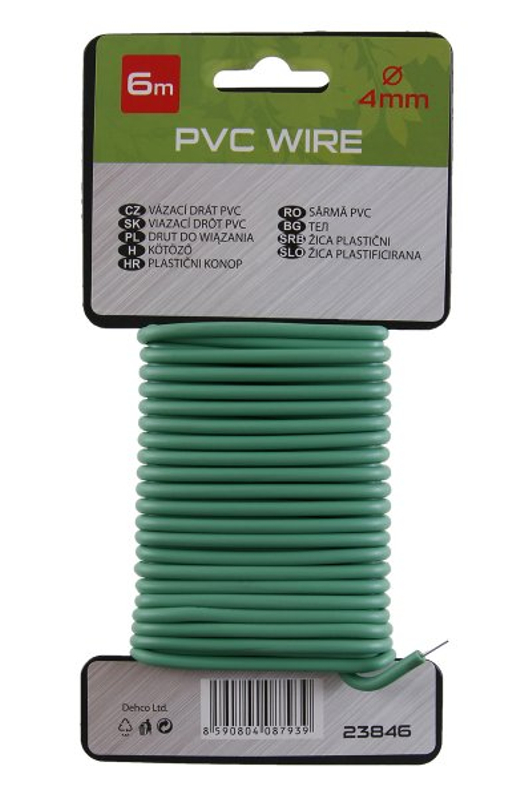 Drát vázací pogumovaný 4mm x 6m