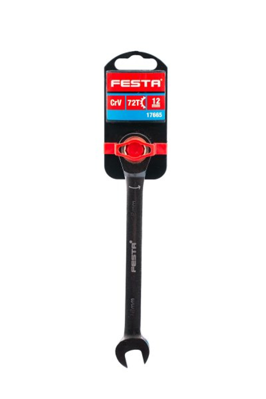 Klíč ráčnový FESTA 17665 CrV 12mm 72T