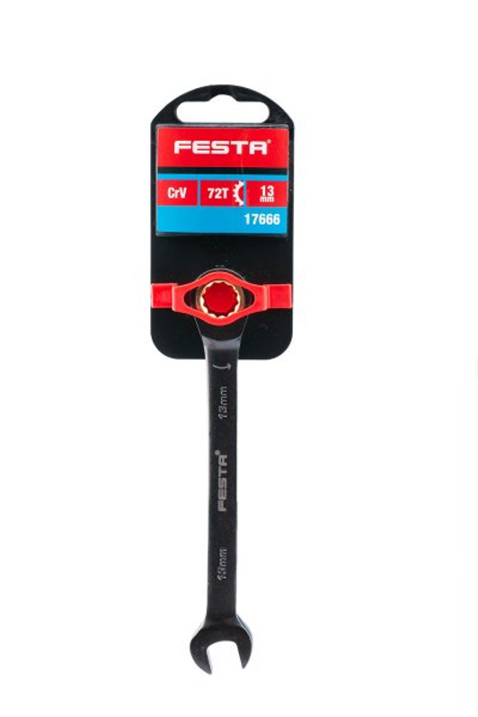 Klíč ráčnový FESTA 17666 CrV 13mm 72T