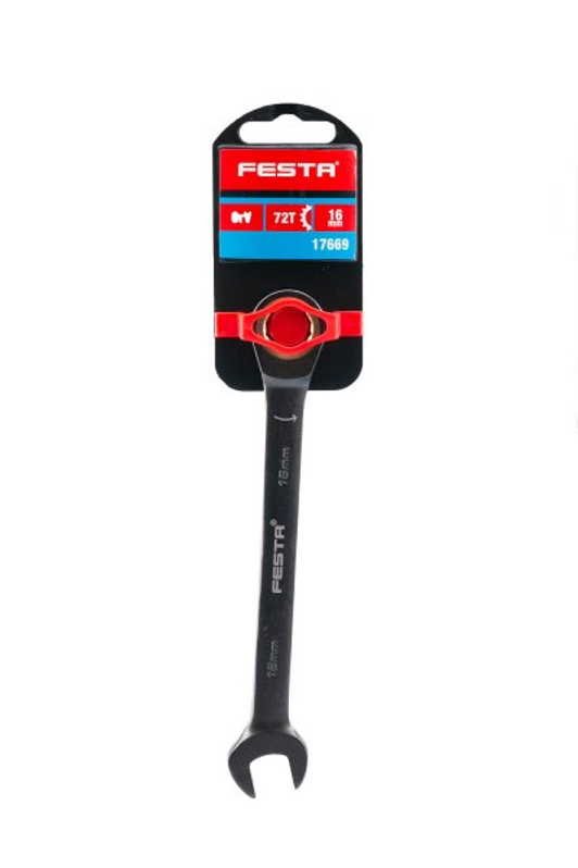 Klíč ráčnový FESTA 17669 CrV 16mm 72T