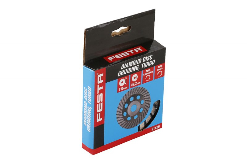 Kotouč diamantový brusný FESTA 21426 TURBO 115x22,2mm