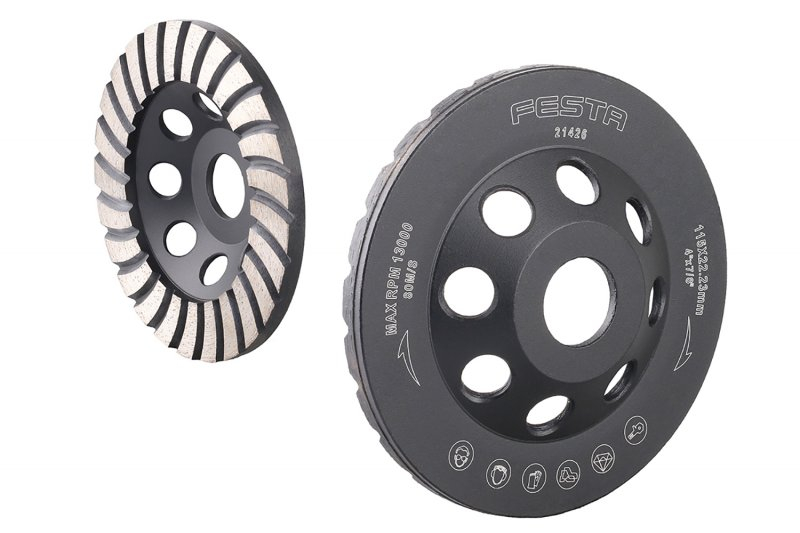 Kotouč diamantový brusný FESTA 21426 TURBO 115x22,2mm