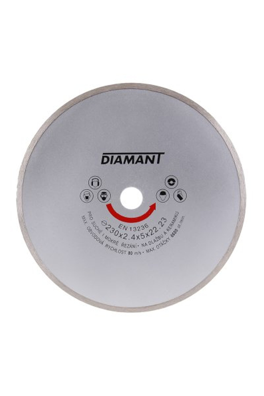 Kotouč diamantový DIAMANT 230x2,4x22,2mm plný