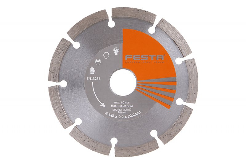 Kotouč diamantový FESTA 21312 segment 125x2,2x22,2mm
