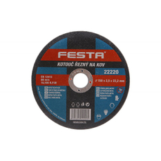 Kotouč řezný FESTA 22220 na kov 150x2,5x22,2mm