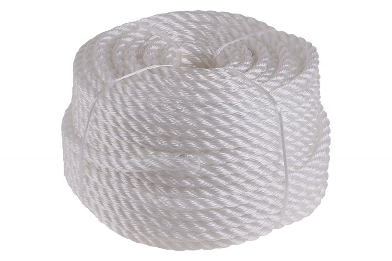 Lano silonové 10mm x 50m bílé