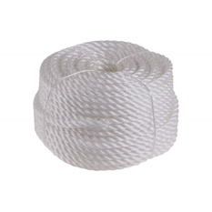 Lano silonové 10mm x 50m bílé