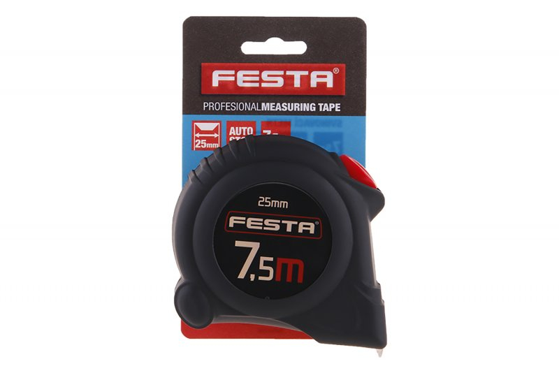 Metr svinovací FESTA 11337 Autolock 7,5m x 25mm