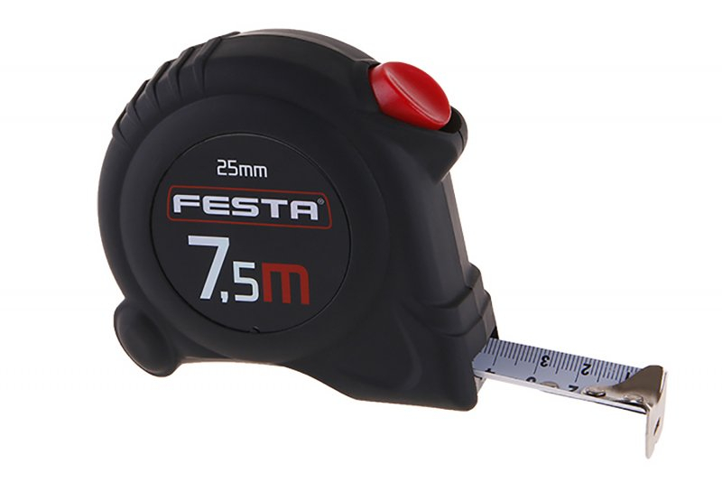 Metr svinovací FESTA 11337 Autolock 7,5m x 25mm