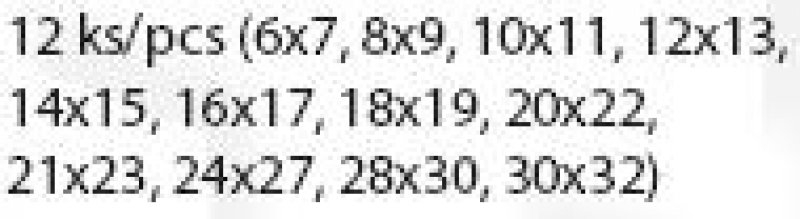 Sada otevřené klíče FESTA 17476 12ks 6-32mm