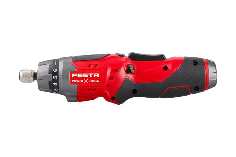 Šroubovák AKU FESTA 28008 1/4˝ 3.6V 1.5Ah set nabíječka, příslušenství