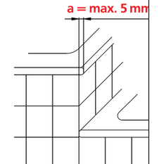 Zkrácená boční stěna vedle vany Kermi Pasa XP PXTVD stříbrná vysoký lesk/čiré ESG sklo 75 x 175 cm