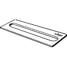 Vkládací prvek do sprchové žlábku Viega sprchové žlábky Advantix 4981.50 ušlechtilá ocel broušená černá