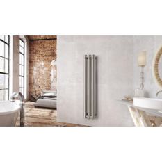 Těleso koupelnové PMH Rosendal massive 292 x 1500 mm, 317 W, klasické připojení, Bílá matná RAL 9010