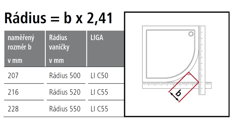 Kout posuvný Kermi Liga LIC50 1/4-kruh stříbrný vysoký lesk, čiré ESG sklo s úpravou 100 x 100 x 200 cm