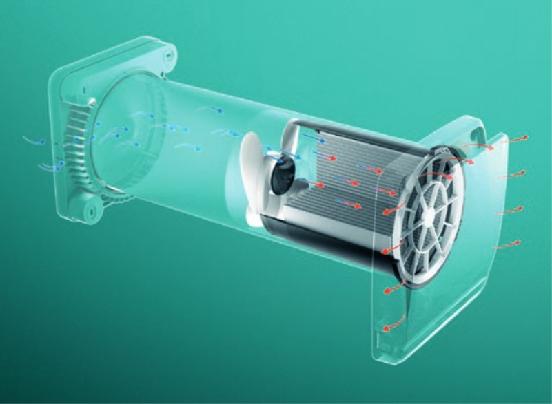 Jednotka rekuperační decentrální Vaillant recoVAIR VAR 60/2 DW bezdrátové provedení