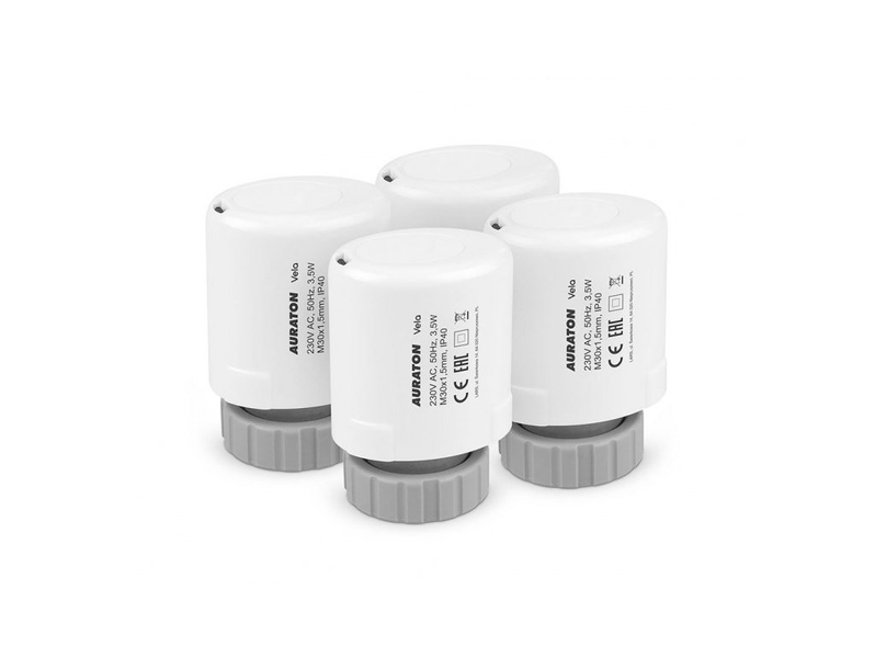 8-zónová bezdrátový regulační lišta Auraton Multizone Controller, pro vzdálené ovládání podlahového vytápění pomocí chytrého telefonu