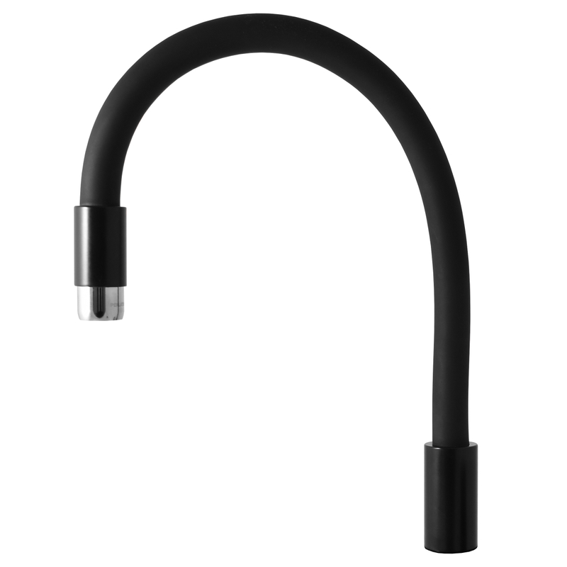 Flexi ramínko s perlátorem SR0014/10CMATC, barva černá matná/chrom