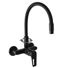 Vodovodní baterie dřezová s flexibilním ramínkem CO202.5/10CMAT Colorado, barva černá matná, rozměr 150 mm